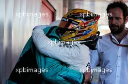 Race winner Lewis Hamilton (GBR) Mercedes AMG F1 celebrates in parc ferme. 14.05.2017. Formula 1 World Championship, Rd 5, Spanish Grand Prix, Barcelona, Spain, Race Day.