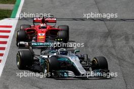 Valtteri Bottas (FIN) Mercedes AMG F1 W08. 14.05.2017. Formula 1 World Championship, Rd 5, Spanish Grand Prix, Barcelona, Spain, Race Day.