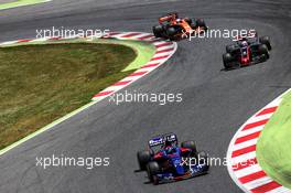 Daniil Kvyat (RUS) Scuderia Toro Rosso STR12. 14.05.2017. Formula 1 World Championship, Rd 5, Spanish Grand Prix, Barcelona, Spain, Race Day.