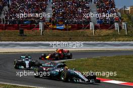 Lewis Hamilton (GBR) Mercedes AMG F1 W08. 14.05.2017. Formula 1 World Championship, Rd 5, Spanish Grand Prix, Barcelona, Spain, Race Day.