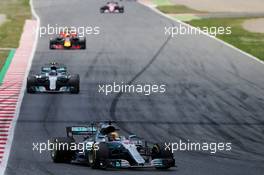 Lewis Hamilton (GBR) Mercedes AMG F1 W08. 14.05.2017. Formula 1 World Championship, Rd 5, Spanish Grand Prix, Barcelona, Spain, Race Day.