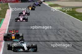 Valtteri Bottas (FIN) Mercedes AMG F1 W08. 14.05.2017. Formula 1 World Championship, Rd 5, Spanish Grand Prix, Barcelona, Spain, Race Day.