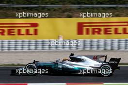 Lewis Hamilton (GBR) Mercedes AMG F1 W08. 13.05.2017. Formula 1 World Championship, Rd 5, Spanish Grand Prix, Barcelona, Spain, Qualifying Day.