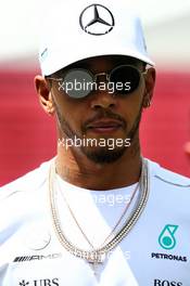 Lewis Hamilton (GBR) Mercedes AMG F1. 11.05.2017. Formula 1 World Championship, Rd 5, Spanish Grand Prix, Barcelona, Spain, Preparation Day.