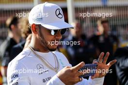 Lewis Hamilton (GBR) Mercedes AMG F1. 11.05.2017. Formula 1 World Championship, Rd 5, Spanish Grand Prix, Barcelona, Spain, Preparation Day.