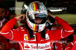 Sebastian Vettel (GER) Ferrari. 14.07.2017. Formula 1 World Championship, Rd 10, British Grand Prix, Silverstone, England, Practice Day.