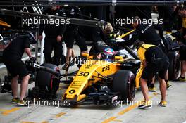 Jolyon Palmer (GBR) Renault Sport F1 Team RS17. 14.07.2017. Formula 1 World Championship, Rd 10, British Grand Prix, Silverstone, England, Practice Day.