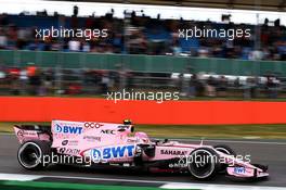 Esteban Ocon (FRA) Sahara Force India F1 VJM10. 14.07.2017. Formula 1 World Championship, Rd 10, British Grand Prix, Silverstone, England, Practice Day.