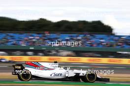 Felipe Massa (BRA) Williams FW40. 14.07.2017. Formula 1 World Championship, Rd 10, British Grand Prix, Silverstone, England, Practice Day.