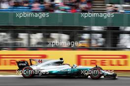 Lewis Hamilton (GBR) Mercedes AMG F1 W08. 14.07.2017. Formula 1 World Championship, Rd 10, British Grand Prix, Silverstone, England, Practice Day.