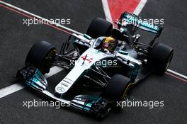 Lewis Hamilton (GBR) Mercedes AMG F1 W08. 14.07.2017. Formula 1 World Championship, Rd 10, British Grand Prix, Silverstone, England, Practice Day.