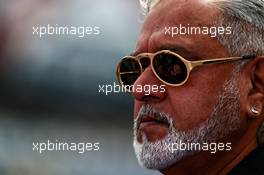 Dr. Vijay Mallya (IND) Sahara Force India F1 Team Owner. 14.07.2017. Formula 1 World Championship, Rd 10, British Grand Prix, Silverstone, England, Practice Day.