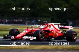 Sebastian Vettel (GER) Ferrari SF70H. 14.07.2017. Formula 1 World Championship, Rd 10, British Grand Prix, Silverstone, England, Practice Day.