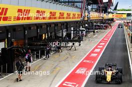 Nico Hulkenberg (GER) Renault Sport F1 Team RS17. 14.07.2017. Formula 1 World Championship, Rd 10, British Grand Prix, Silverstone, England, Practice Day.