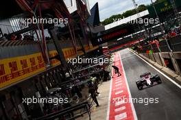 Esteban Ocon (FRA) Sahara Force India F1 VJM10. 14.07.2017. Formula 1 World Championship, Rd 10, British Grand Prix, Silverstone, England, Practice Day.