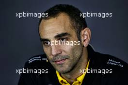 Cyril Abiteboul (FRA) Renault Sport F1 Managing Director in the FIA Press Conference. 14.07.2017. Formula 1 World Championship, Rd 10, British Grand Prix, Silverstone, England, Practice Day.
