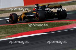 Nico Hulkenberg (GER) Renault Sport F1 Team RS17. 14.07.2017. Formula 1 World Championship, Rd 10, British Grand Prix, Silverstone, England, Practice Day.