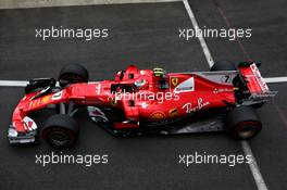 Kimi Raikkonen (FIN) Ferrari SF70H. 14.07.2017. Formula 1 World Championship, Rd 10, British Grand Prix, Silverstone, England, Practice Day.