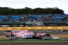 Esteban Ocon (FRA) Sahara Force India F1 VJM10. 14.07.2017. Formula 1 World Championship, Rd 10, British Grand Prix, Silverstone, England, Practice Day.