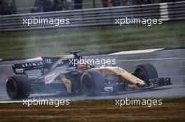 Nico Hulkenberg (GER) Renault Sport F1 Team RS17. 14.07.2017. Formula 1 World Championship, Rd 10, British Grand Prix, Silverstone, England, Practice Day.