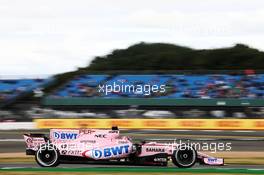 Sergio Perez (MEX) Sahara Force India F1 VJM10. 14.07.2017. Formula 1 World Championship, Rd 10, British Grand Prix, Silverstone, England, Practice Day.