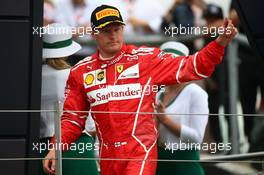 3rd place Kimi Raikkonen (FIN) Ferrari SF70H. 16.07.2017. Formula 1 World Championship, Rd 10, British Grand Prix, Silverstone, England, Race Day.