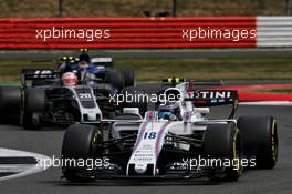 Lance Stroll (CDN) Williams FW40. 16.07.2017. Formula 1 World Championship, Rd 10, British Grand Prix, Silverstone, England, Race Day.