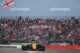 Nico Hulkenberg (GER) Renault Sport F1 Team  16.07.2017. Formula 1 World Championship, Rd 10, British Grand Prix, Silverstone, England, Race Day.