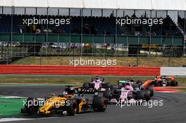 Nico Hulkenberg (GER) Renault Sport F1 Team RS17. 16.07.2017. Formula 1 World Championship, Rd 10, British Grand Prix, Silverstone, England, Race Day.