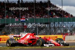 Sebastian Vettel (GER) Ferrari SF70H. 16.07.2017. Formula 1 World Championship, Rd 10, British Grand Prix, Silverstone, England, Race Day.