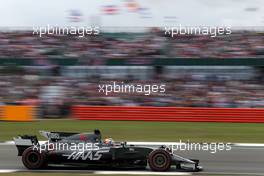 Romain Grosjean (FRA) Haas F1 Team  16.07.2017. Formula 1 World Championship, Rd 10, British Grand Prix, Silverstone, England, Race Day.