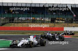 Felipe Massa (BRA) Williams FW40. 16.07.2017. Formula 1 World Championship, Rd 10, British Grand Prix, Silverstone, England, Race Day.