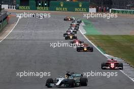 Lewis Hamilton (GBR) Mercedes AMG F1   16.07.2017. Formula 1 World Championship, Rd 10, British Grand Prix, Silverstone, England, Race Day.