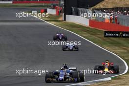 Pascal Wehrlein (GER) Sauber C36. 16.07.2017. Formula 1 World Championship, Rd 10, British Grand Prix, Silverstone, England, Race Day.