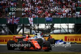 Stoffel Vandoorne (BEL) McLaren MCL32. 16.07.2017. Formula 1 World Championship, Rd 10, British Grand Prix, Silverstone, England, Race Day.