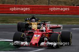 Sebastian Vettel (GER) Ferrari SF70H. 16.07.2017. Formula 1 World Championship, Rd 10, British Grand Prix, Silverstone, England, Race Day.
