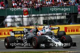 Romain Grosjean (FRA) Haas F1 Team VF-17. 16.07.2017. Formula 1 World Championship, Rd 10, British Grand Prix, Silverstone, England, Race Day.