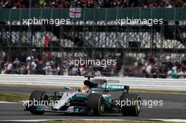Lewis Hamilton (GBR) Mercedes AMG F1 W08. 16.07.2017. Formula 1 World Championship, Rd 10, British Grand Prix, Silverstone, England, Race Day.