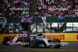 Valtteri Bottas (FIN) Mercedes AMG F1 W08. 16.07.2017. Formula 1 World Championship, Rd 10, British Grand Prix, Silverstone, England, Race Day.