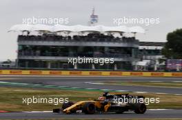 Nico Hulkenberg (GER) Renault Sport F1 Team RS17. 15.07.2017. Formula 1 World Championship, Rd 10, British Grand Prix, Silverstone, England, Qualifying Day.