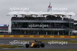 Nico Hulkenberg (GER) Renault Sport F1 Team RS17. 15.07.2017. Formula 1 World Championship, Rd 10, British Grand Prix, Silverstone, England, Qualifying Day.