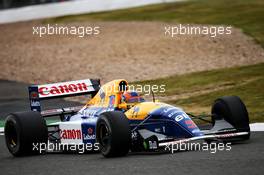 Karun Chandhok (IND) Williams Heritage Driver, in the Williams Renault FW14B. 15.07.2017. Formula 1 World Championship, Rd 10, British Grand Prix, Silverstone, England, Qualifying Day.