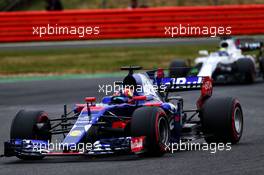 Daniil Kvyat (RUS) Scuderia Toro Rosso STR12. 15.07.2017. Formula 1 World Championship, Rd 10, British Grand Prix, Silverstone, England, Qualifying Day.