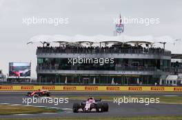 Esteban Ocon (FRA) Sahara Force India F1 VJM10. 15.07.2017. Formula 1 World Championship, Rd 10, British Grand Prix, Silverstone, England, Qualifying Day.