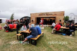 Johnnie Walker bar in the Fanzone. 15.07.2017. Formula 1 World Championship, Rd 10, British Grand Prix, Silverstone, England, Qualifying Day.