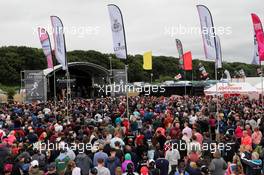 Sahara Force India F1 Team at the Woodlands Campsite Fanzone. 15.07.2017. Formula 1 World Championship, Rd 10, British Grand Prix, Silverstone, England, Qualifying Day.