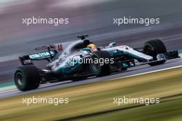 Lewis Hamilton (GBR) Mercedes AMG F1 W08. 15.07.2017. Formula 1 World Championship, Rd 10, British Grand Prix, Silverstone, England, Qualifying Day.