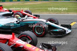 Lewis Hamilton (GBR) Mercedes AMG F1 W08. 15.07.2017. Formula 1 World Championship, Rd 10, British Grand Prix, Silverstone, England, Qualifying Day.