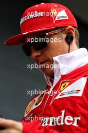 Kimi Raikkonen (FIN) Ferrari. 16.07.2017. Formula 1 World Championship, Rd 10, British Grand Prix, Silverstone, England, Race Day.