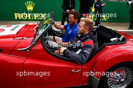 Kevin Magnussen (DEN) Haas F1 Team on the drivers parade. 16.07.2017. Formula 1 World Championship, Rd 10, British Grand Prix, Silverstone, England, Race Day.